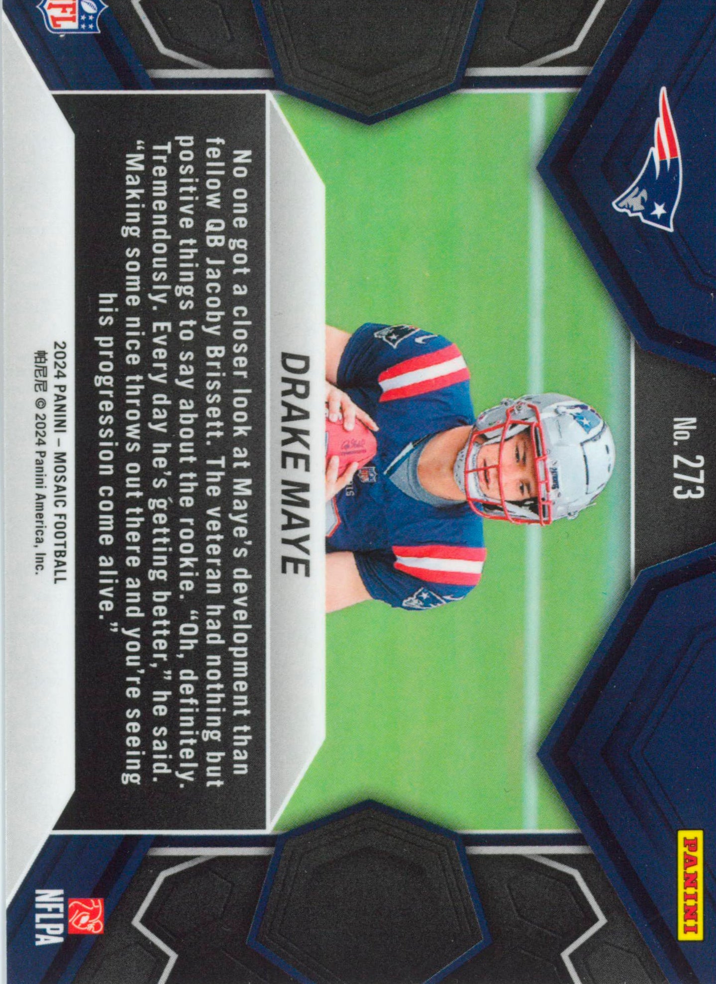 2024 Mosaic Nfl Debut Drake Maye