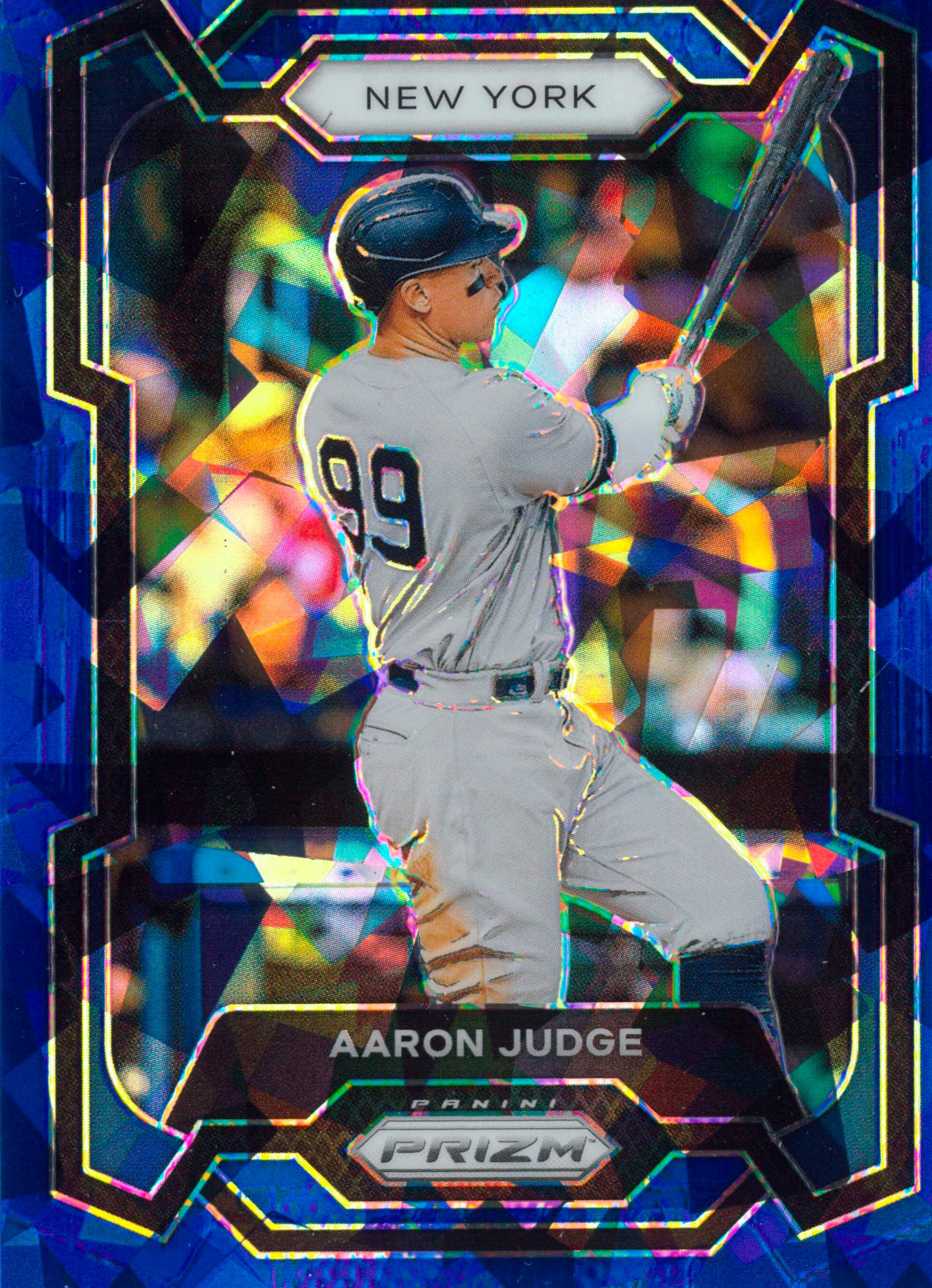 2024 Prizm Blue Cracked Ice Aaron Judge