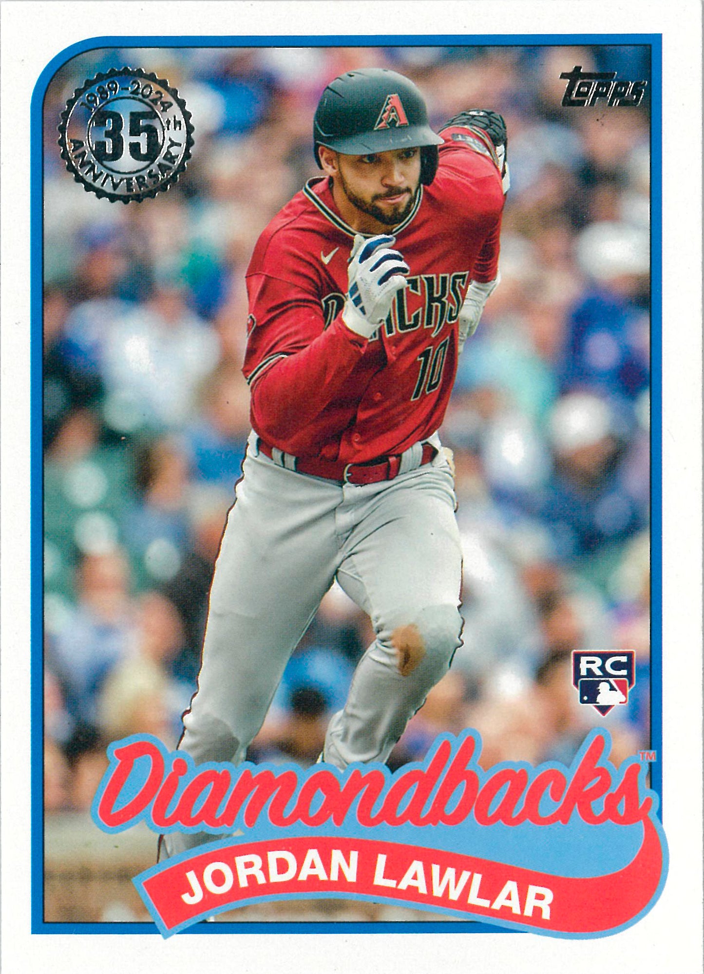2024 Jordan Lawlar Topps 35th Anniversary Insert Rookie Card
