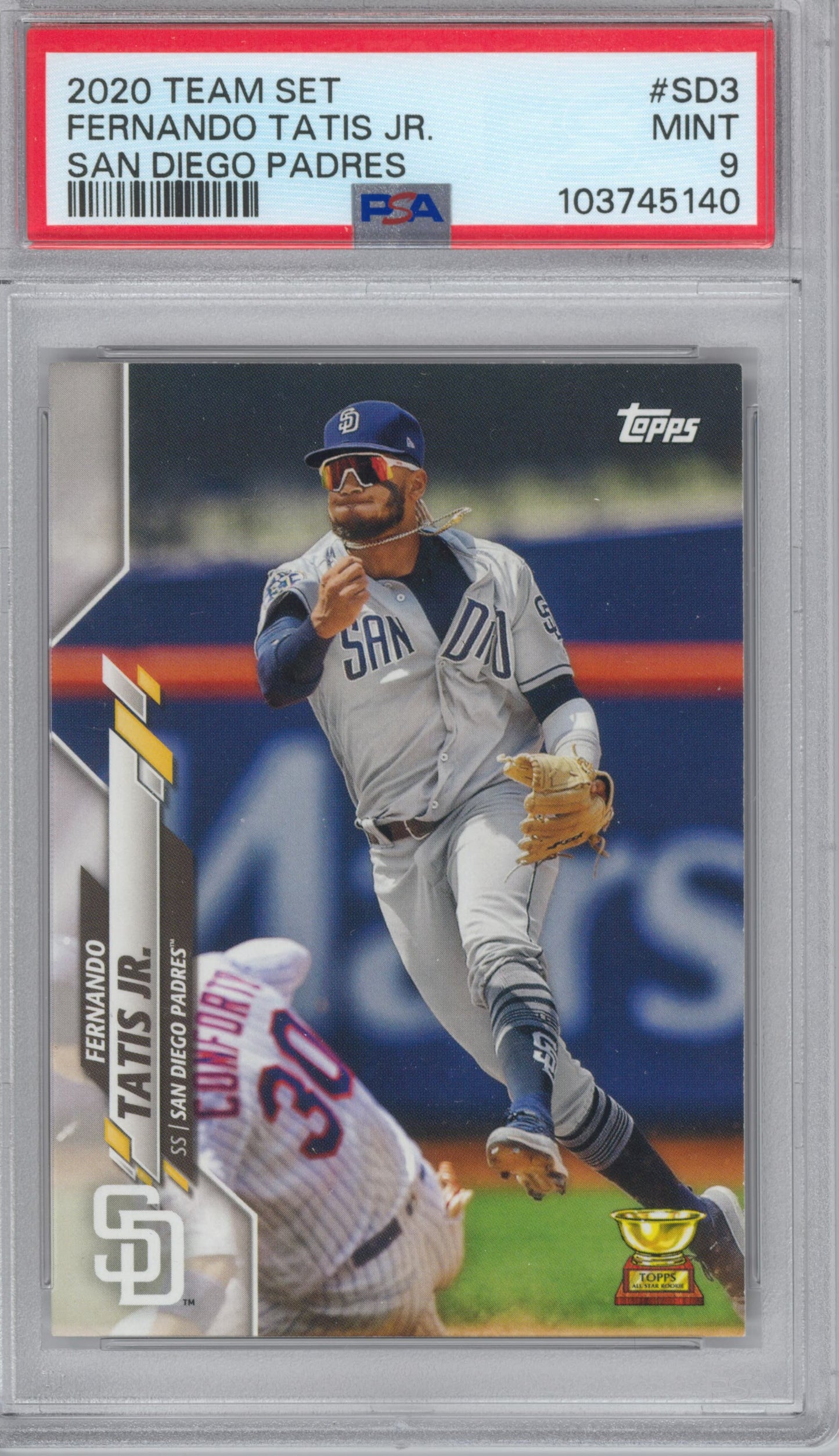 2020 Topps Team Set Fernando Tatis Jr. PSA 9