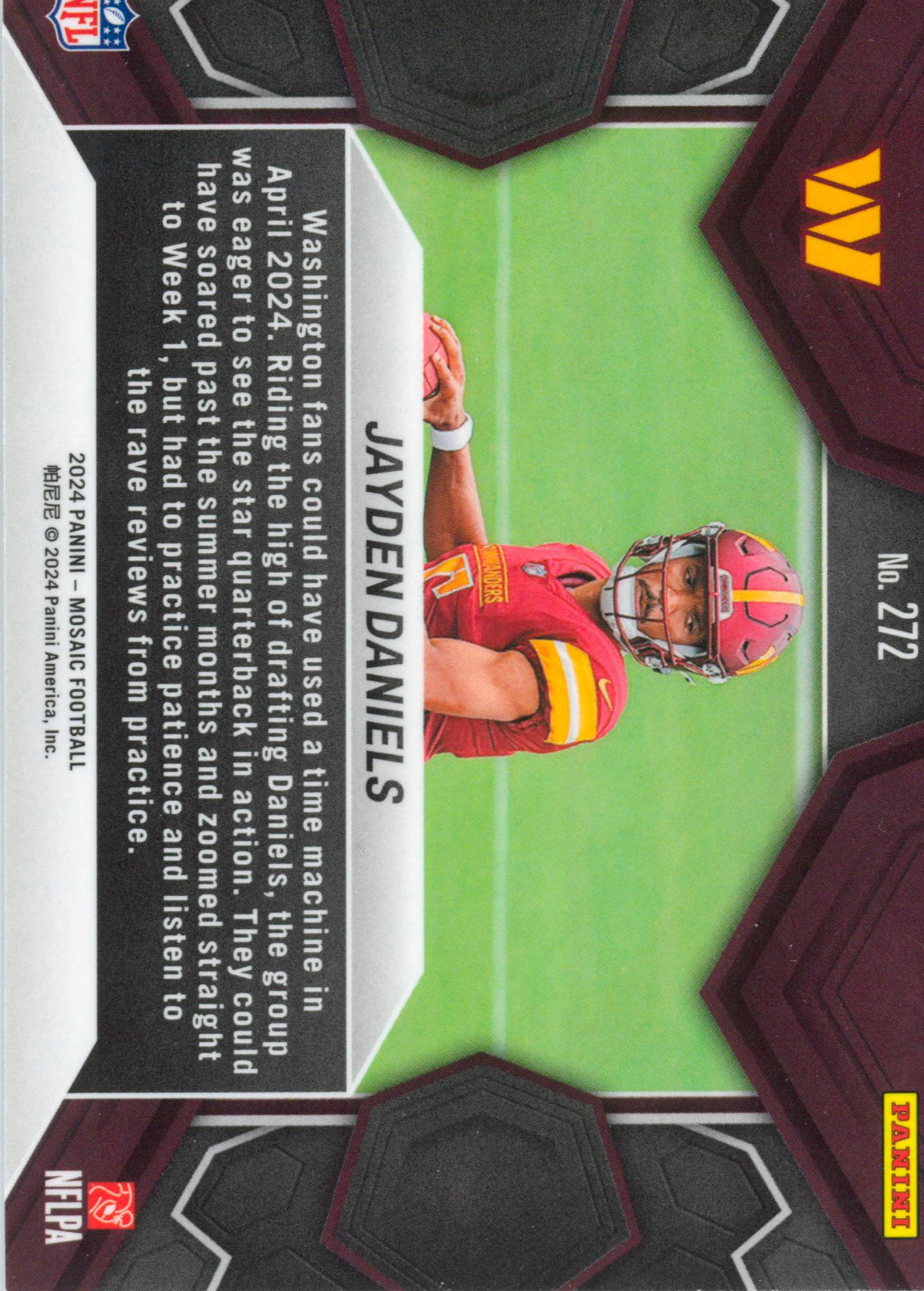 2024 Mosaic Nfl Debut Jayden Daniels
