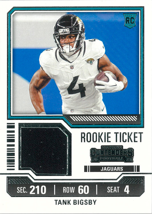 2023 Tank Bigsby Rookie Ticket Patch