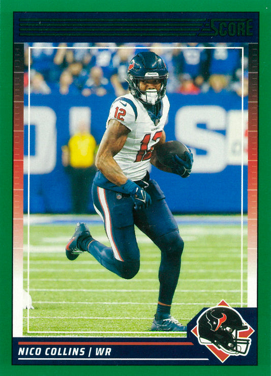 2024 Nico Collins Green Score Parallel