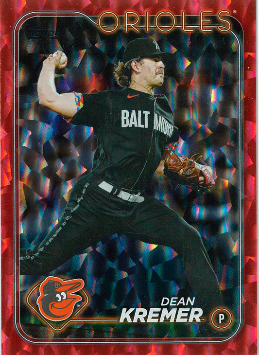 2024 Dean Kremer Topps Red Crackle Foil /199