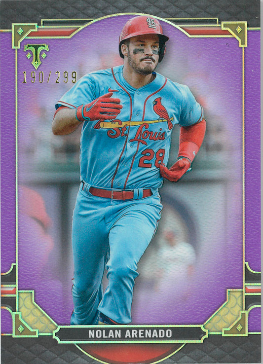 2022 Nolan Arenado Topps Triple Threads Amethyst /299