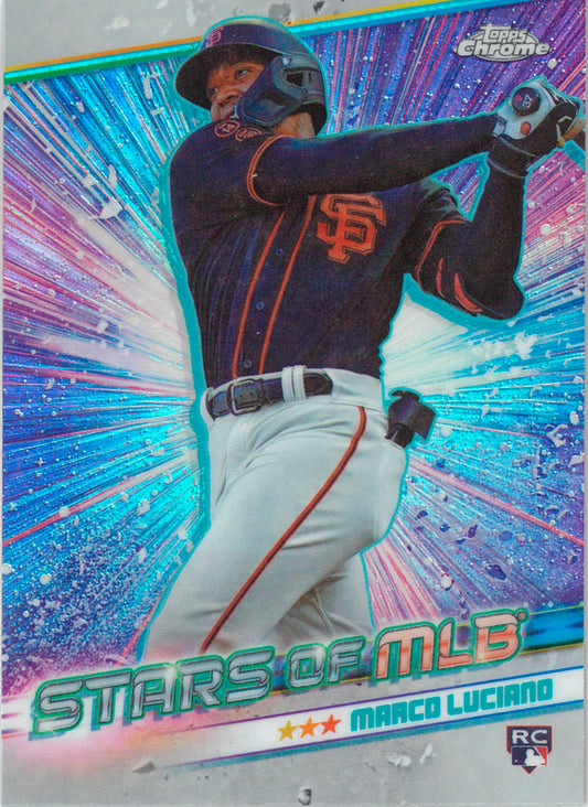 Chrome Marco Luciano Stars of Mlb 2024 Rookie Card