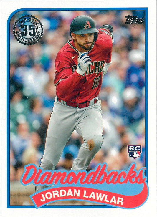2024 Jordan Lawlar Topps 35th Anniversary Insert Rookie Card