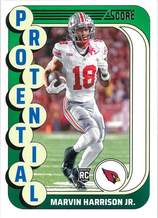 2024 Marvin Harrison Jr. Rookie Protential Insert